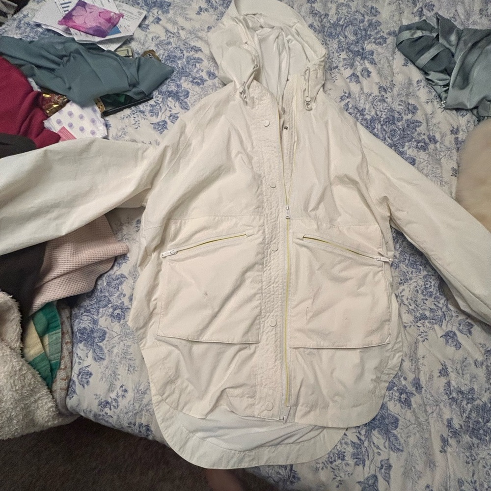 FP Movement by Free People Off-White Hooded Utility Jacket